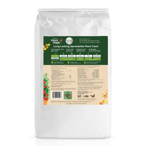 Miniatura 10 de Organic Plant Magic - Fertilizante granular de liberación lenta Truly Organic™: Gránulos de alimentos para plantas de larga duración - Flores