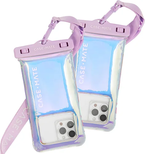 Miniatura 23 de Case-Mate Funda Impermeable IP68 para Teléfono - Funda Flotante Impermeable para Teléfono con Cordón Cruzado - Esenciales de Viaje para Playa y Sand