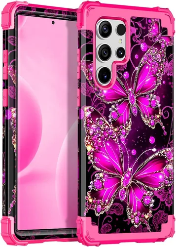 Miniatura 14 de Casetego Funda compatible con Galaxy S21 5G, tres capas, resistente, a prueba de golpes, protección completa, policarbonato duro y TPU suave