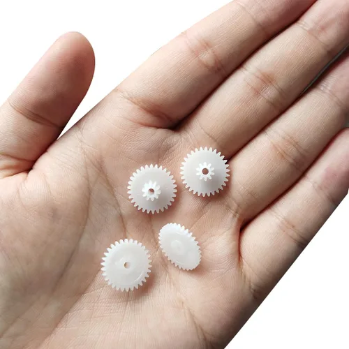 Miniatura 5 de uxcell 20 piezas de engranajes de plástico 30 dientes modelo 30102B engranaje de reducción engranajes de gusano de plástico para RC coche robot motor