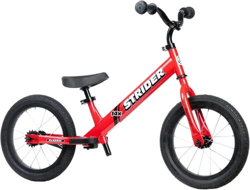 Miniatura 12 de Strider 14x - Bicicleta de equilibrio para niños de 3 a 7 años - Incluye agarres personalizados, asiento acolchado, reposapiés de rendimiento