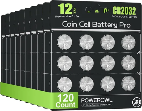 Miniatura 10 de POWEROWL Paquete de 12 Baterías CR2032 de Alta Capacidad - Reemplazo de Batería CR2032 de Litio 3V para Apple Airtag, Llavero, Control Remoto