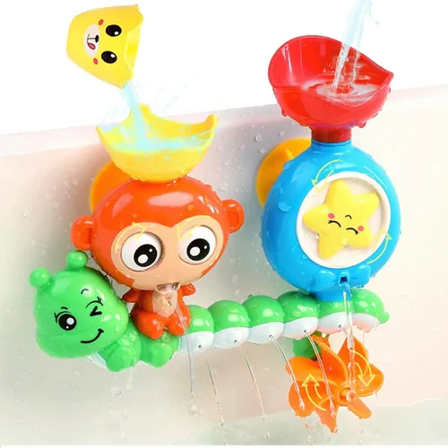 G-WACK - Juguetes de baño para niños pequeños de 1 a 3 años de edad y preescolares y recién nacidos, juguetes de agua para bañera, interactivos y