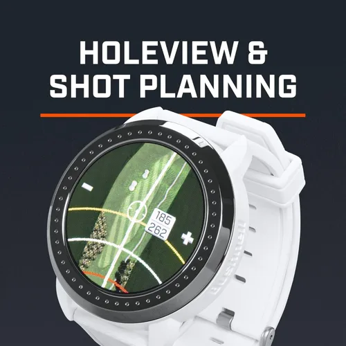 Miniatura 6 de Bushnell Golf iON Elite GPS Watch – Color Touchscreen, Slope‑Adjusted Yardages, 38,000+ Courses, Shot Tracker, USB‑C, Magnetic Charger Blanco