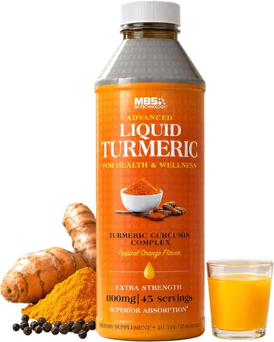 Cúrcuma líquida avanzada, curcumina de alta absorción con pimienta negra y vitamina D3 para una máxima biodisponibilidad, articulaciones,