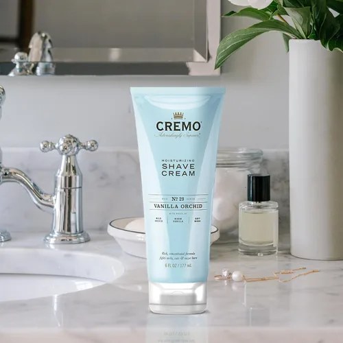 Miniatura 5 de Cremo Crema de afeitar para mujer para piel sensible, hidratante, vainilla y orquídea, crema de afeitado ultra-deslizante para mujeres, combate