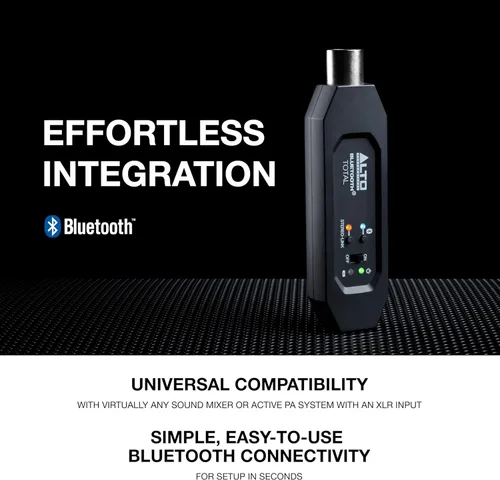 Miniatura 3 de ALTO Receptor Bluetooth Total 2 XLR Equipado Recargable con Bluetooth para Configuraciones de Mesas de Mezclas de Audio y Sistemas PA Activos