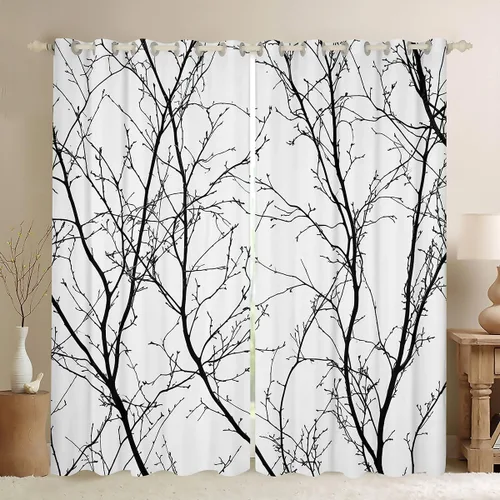 Miniatura 10 de Erosebridal Cortinas opacas con estampado de vaca lindo 30-50% para dormitorio, cortinas de piel de vaca de 38 pulgadas de ancho x 45 pulgadas