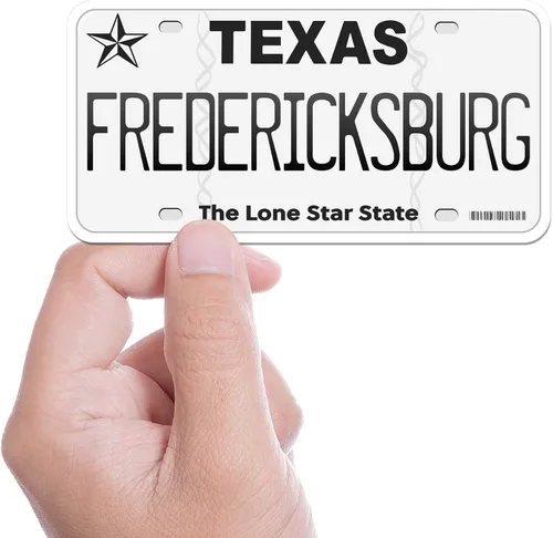 Miniatura 17 de Calcomanía para placa de matrícula de Texas, elige entre más de 50 ciudades de TX, calcomanía para parachoques de Texas para automóvil, calcomanías