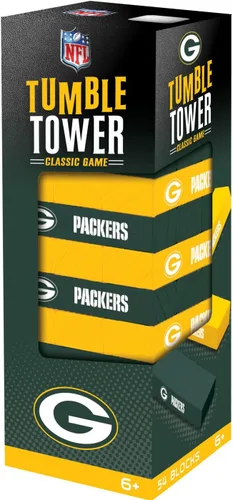 Miniatura 5 de MasterPieces Día del juego - NFL San Francisco 49ers - Torre de caída con licencia oficial, bloques de madera real