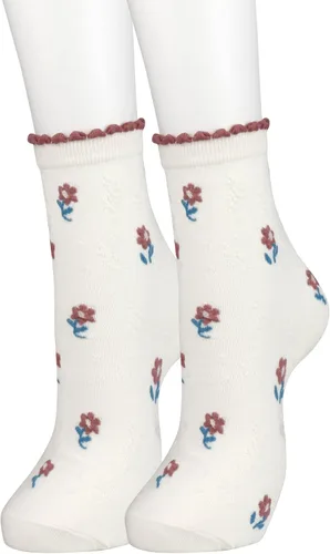 Miniatura 8 de AFADER Calcetines coloridos para mujer, diseño de flores, divertidos, casuales, talla 6-10