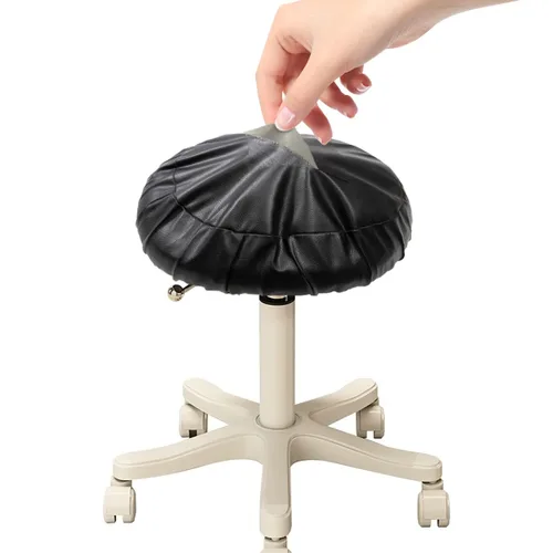 Miniatura 3 de Parche de reparación de cuero negro de 17.3 x 117 pulgadas, kit de reparación de cuero autoadhesivo para sofá, asiento de automóvil, muebles, silla