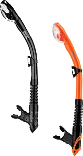 Miniatura 19 de Aegend - Esnórquel seco para buceo para adultos y jóvenes - Equipo de snorkel con válvula seca superior, perfecto para snorkel, buceo libre, Verde