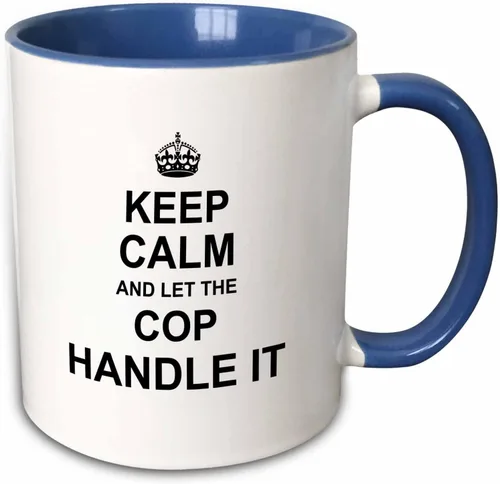 Miniatura 10 de 3dRose Taza de regalo con texto en inglés "Keep Calm and Let Handle It Funny Grandpa Humor", color negro