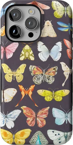 Miniatura 39 de Funda Casely para iPhone 15 Pro Max Todas las sonrisas Adhesivo de cara sonriente Compatible con MagSafe Diseño protector audaz