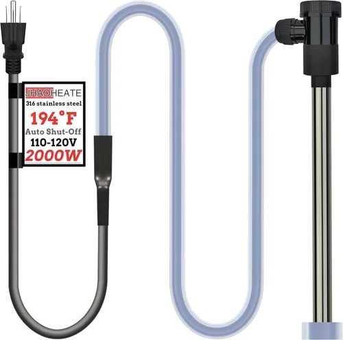 Calentador de agua inflable de inmersión para piscina de 2000 W con control de temperatura y temporizador Wifi, calentador sumergible portátil para