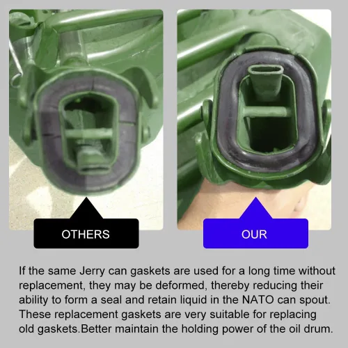 Miniatura 4 de 5 anillos de sellado de juntas, juntas de arandela de combustible, reemplazo de juntas de goma para latas de combustible, sellos de junta