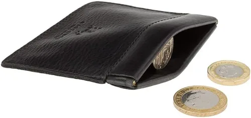 Miniatura 8 de Visconti CP7 - Monedero pequeño de cuero para hombre, monedero o llavero, Marrón, Monedero de cuero pequeño monedero monedero cambio monedero