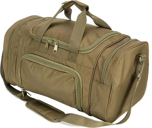 Bolsa táctica militar para gimnasio al aire libre, pequeña bolsa de lona con compartimento para zapatos para deportes, viajes, camping, caza,