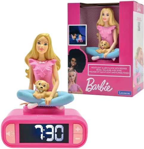 Miniatura 6 de Lexibook - Reloj despertador de dinosaurio con luz nocturna, para niños y niñas, con función de repetición, azul/verde - RL800DINO