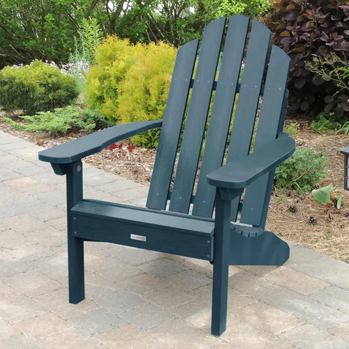 Miniatura 2 de Silla Highwood AD-CLAS1-ACE clásica, estilo Westport Adirondack, azul, (Nantucket Blue)