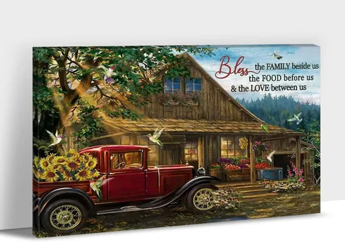 Miniatura 33 de Arte de pared de granja - Lienzo de arte de pared de margaritas con cita de Jesús, Hoy elijo fe, esperanza, amor, paz, alegría, pintura de flores