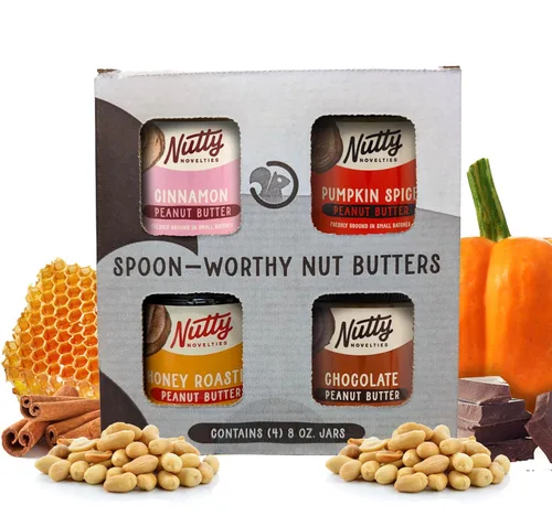 Miniatura 24 de Nutty Novelties Mantequilla de maní, alta en proteínas, baja en azúcar, mantequilla de maní saludable, mantequilla de maní completamente natural