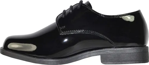 Miniatura 5 de VANGELO Zapato de vestir Oxford con cordones para niños, zapatos de esmoquin para bailes, uniformes, bodas, eventos formales, tamaño desde niños