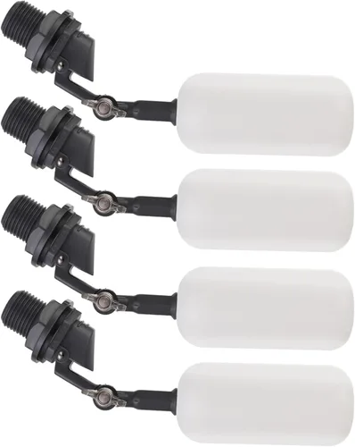 Miniatura 9 de Cxztxcl Válvula de flotador, llenador automático de sistema de agua de 1/2 pulgada, brazo ajustable para estanques, válvula de bola flotante