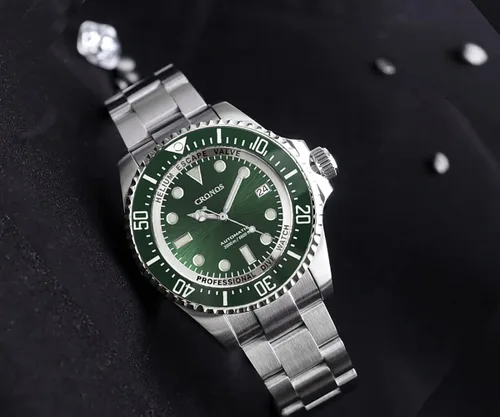 Miniatura 2 de Cronos reloj de buceo automático acero inoxidable zafiro cristal 3,280.8ft resistencia al agua profesional relojes buceador