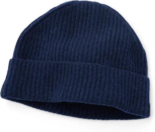 Miniatura 7 de Fishers Finery Sombrero con puños acanalados de cachemira 100% pura para hombre; ultra felpa