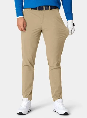 Miniatura 2 de JMIERR Pantalones de golf para hombre, elásticos, ajustados, para correr, viajes, trabajo, pantalones chinos para hombre