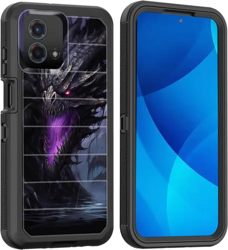 Miniatura 96 de Funda para Moto G Play 4G 2024, cuerpo completo, protección contra caídas, resistente, 3 capas, militar, resistente, duradera, para Motorola Moto G