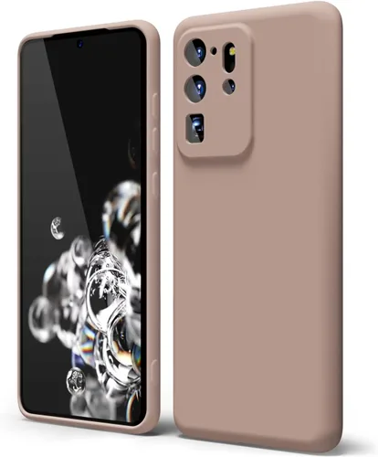 oakxco Funda para teléfono Samsung Galaxy S20 Ultra de silicona líquida, fina y delgada de goma suave TPU suave cubierta de gel liso para mujeres y