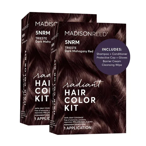 Miniatura 49 de Madison Reed - Kit de color de cabello radiante, tinte permanente para el cabello, 100 % cobertura de canas, sin amoníaco, castaño Catania 5NGM