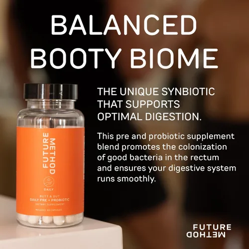 Miniatura 2 de FUTURE METHOD Prebióticos sinbióticos para hombres y mujeres - Suplemento probiótico y prebiótico para la digestión, inmunidad y regularidad