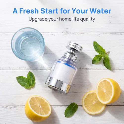 Miniatura 2 de Filtro de grifo de cocina, rotación de 360° para agua del grifo de cocina del hogar, a prueba de salpicaduras y filtro de aumento de presión