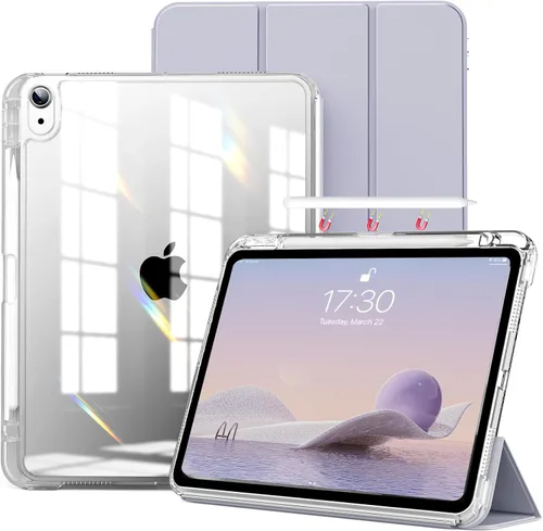 Miniatura 10 de kenke Funda Híbrida para iPad Air de 11 pulgadas (M3) 2025 / (M2) 2024, iPad Air 5ª/4ª generación 2022/2020 de 10.9 pulgadas con soporte para Apple