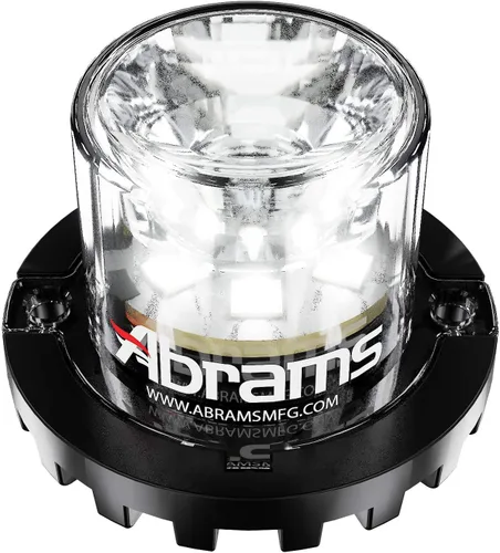 Abrams. Faros escamoteables LED, Blanco/Blanco