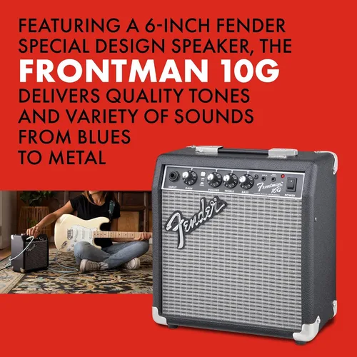Miniatura 6 de Amplificador de guitarra eléctrica Fender Frontman 10G Negro