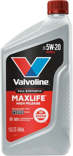 Valvoline - Aceite de motor sintético completo de alto millaje con MaxLife Technology SAE 5W-20, 1 cuarto de galón