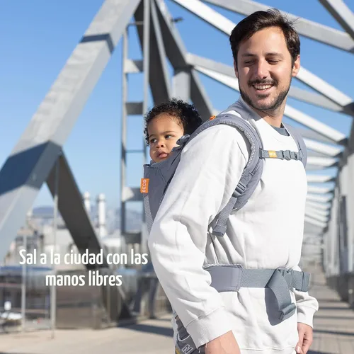 Miniatura 6 de Beco Portabebés para niños pequeños con malla 3D transpirable y asiento extra ancho, estilo mochila y transporte frontal - Mochila ligera para niños