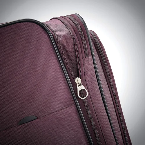 Miniatura 5 de Samsonite Ascella X Softside - Equipaje expansible con ruedas giratorias, Ciruela