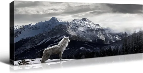 Miniatura 48 de YONICA Lienzo de pared de animales de la naturaleza, pintura de pared de águila, impresión artística de águila calva voladora impresa en lienzo