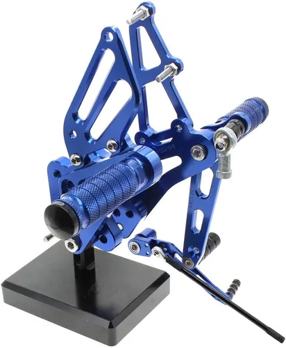 Miniatura 2 de FXCNC Juego de clavijas traseras CNC Billet para motocicleta, reposapiés totalmente ajustables, compatible con GSX-R GSXR 600 750 GSXR600 GSXR750