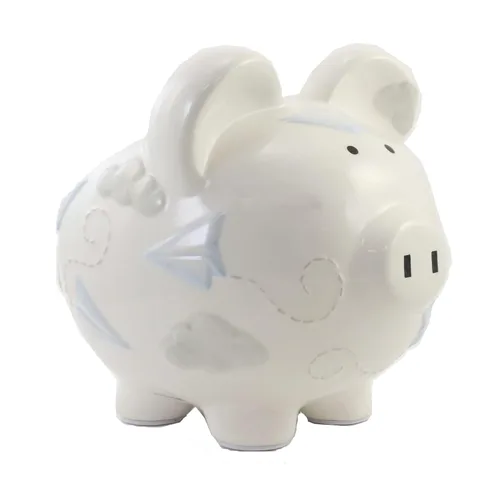 Miniatura 6 de Child to Cherish Cerdito de cerámica, diseño de globo aerostático