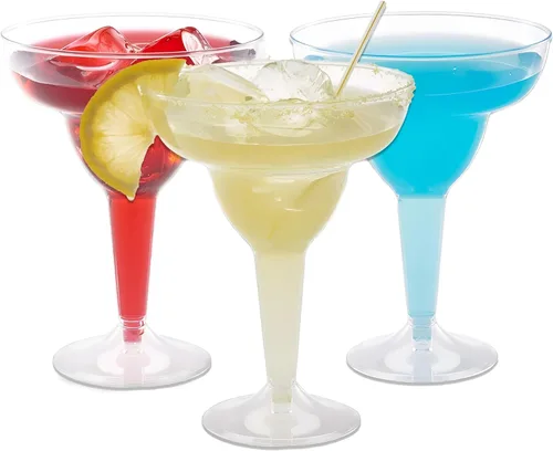 Miniatura 7 de Prestee 48 vasos de plástico desechables multicolor – Copas de cóctel duras de 12 onzas para fiestas del Cinco de Mayo, fiestas de tacos y Varios