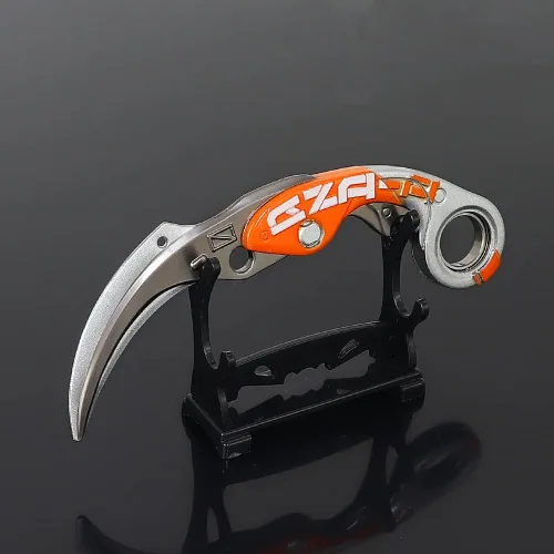 Miniatura 9 de Chewmeter Juego Valorant Velocity Karambit Cuchillo Figuras de Acción Juego Juguetes Colección Llavero Regalo Escritorio Decoración Mochila Colgante