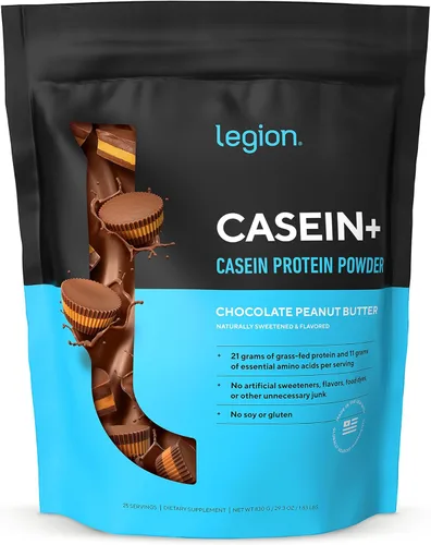 Miniatura 10 de LEGION Casein+ Proteína de Caseína en Polvo (Cereales de Canela) - Proteína Micelar de Liberación Lenta - Polvo No-GMO, Sin Gluten y Endulzado