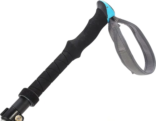 Miniatura 3 de Pansel Bastón de trekking plegable de aleación de aluminio 7075, 1 paquete, azul lago